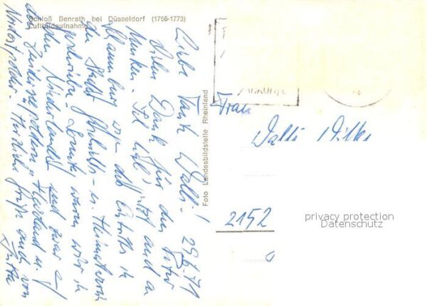 Benrath Fliegeraufnahme Schloss – Bild 2