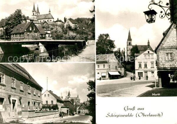 Schirgiswalde Spree Markt HO Gasthof Zur Weintraube