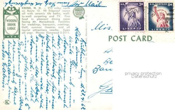 Keene New Hampshire Winding Brook Lodge Gastraum Swimmingpo – Bild 2