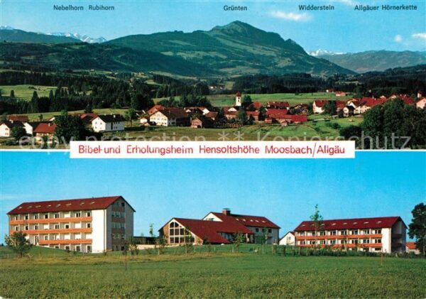 Moosbach Sulzberg Bibel und Erholungsheim Hensoltshöhe Pa
