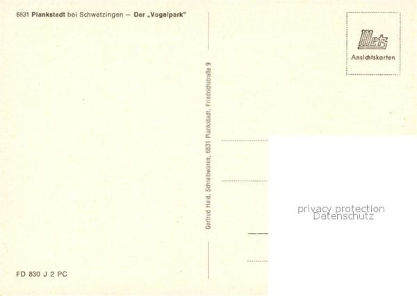Plankstadt Der Vogelpark Details – Bild 2