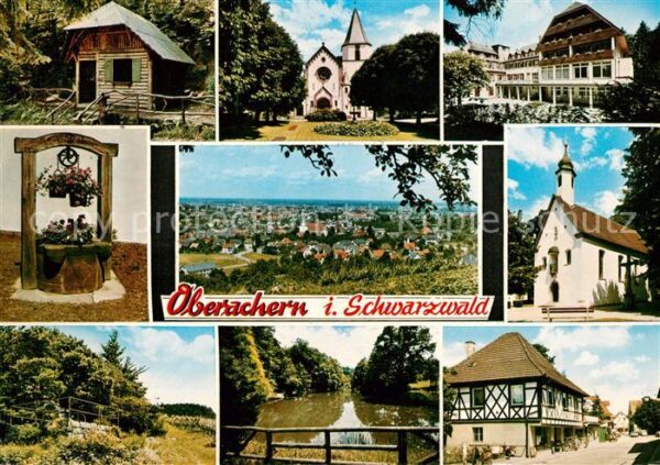Oberachern Hütte Kirche Gasthaus Kapelle Fachwerkh