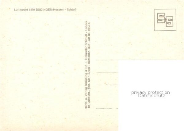 Buedingen Hessen Schloss Fliegeraufnahme – Bild 2
