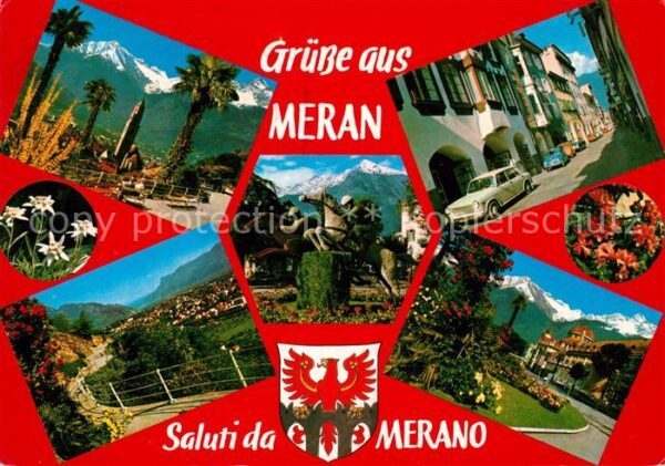 Meran Merano Teilansichten