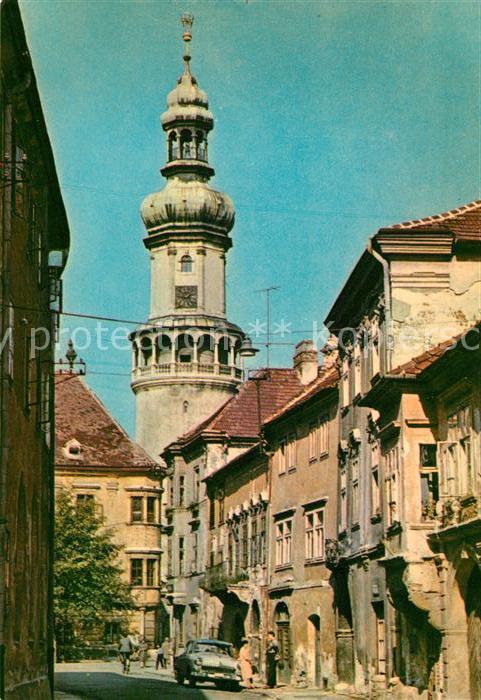 Sopron Oedenburg Storno Haus mit Feuerturm