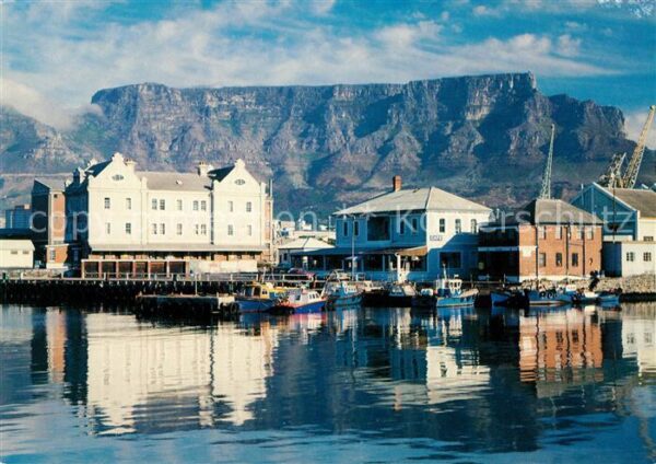 Cape Town Kaapstad Kapstadt Old Buildings in Alfred Basin Harbour w