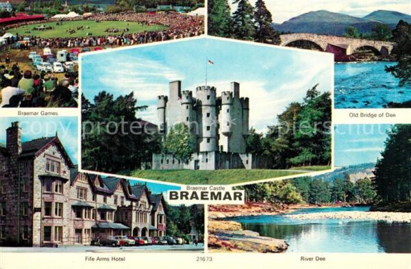 Braemar Games Castle Old Bridge of Dee Fife Arm
