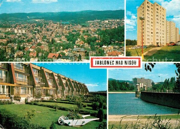 Jablonec nad Nisou Panorama Hochhaus Sanatorium