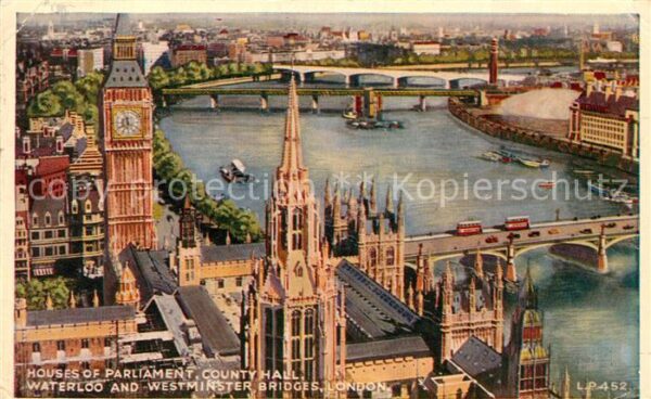 London Parlament County Hall Waterloo Westmins