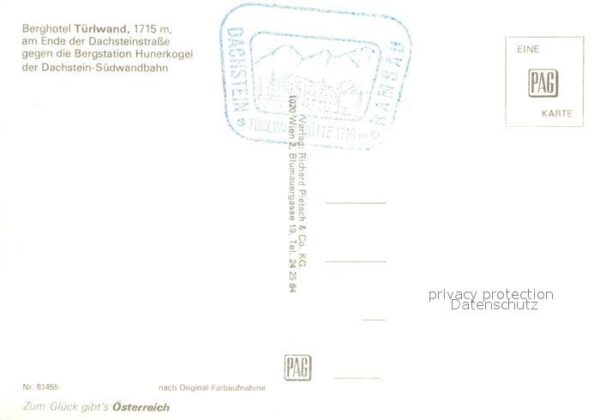 Dachstein Steiermark Berghotel Türlwand Bergstation Hunerkog – Bild 2