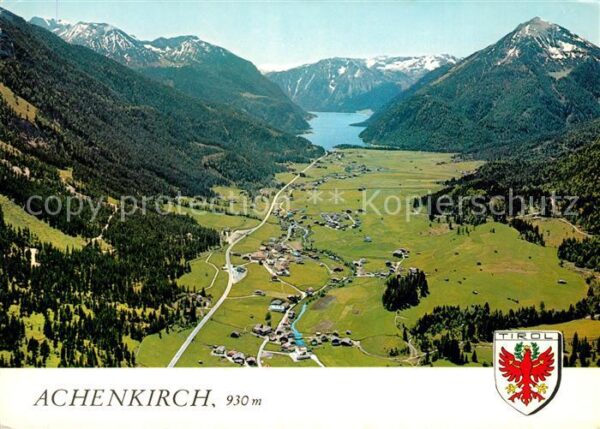 Achenkirch Fliegeraufnahme Tal Rofan