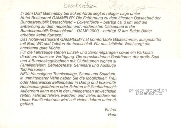 Gammelby Eckernfoerde Hotel Restaurant Gammelby – Bild 2