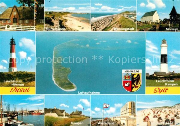 Insel Sylt Munkmarsch Morsum Leuchttürme Hörnum Ka
