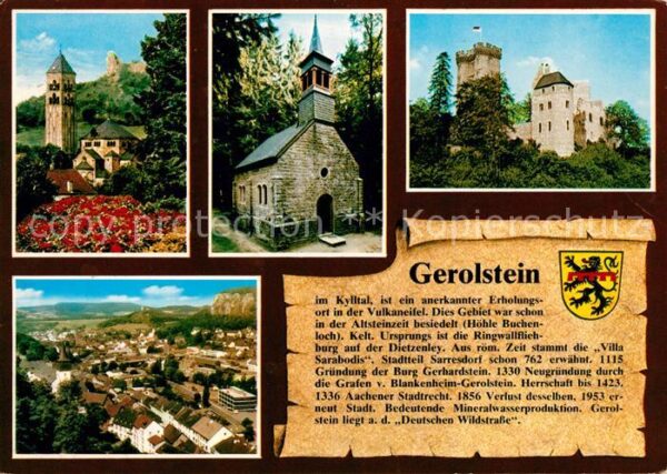 Gerolstein Erlöserkirche Buschkapelle Kasselburg P
