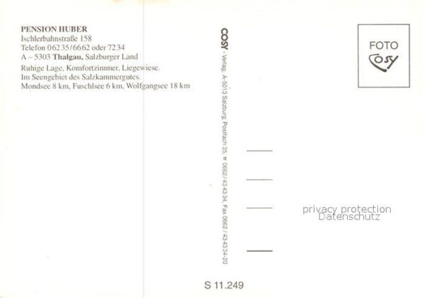 Thalgau Pension Huber Heurigenweinstube – Bild 2