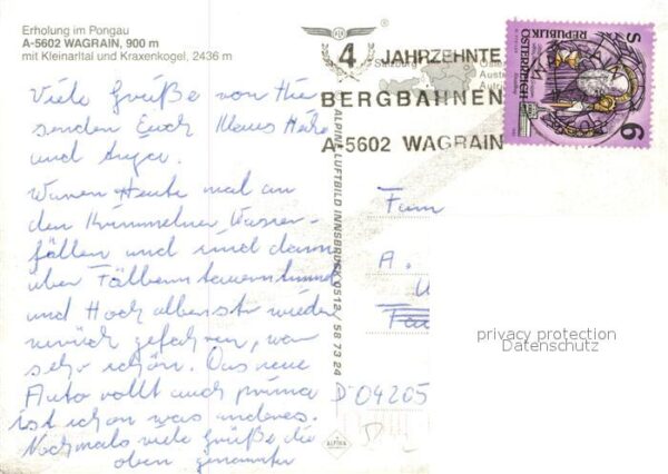 Wagrain Salzburg Fliegeraufnahme Kleinarltal Kraxenkogel – Bild 2