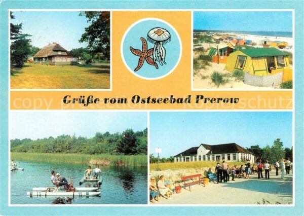 Prerow Ostseebad Rohrdachhaus Campingplatz A 19 Wassertr