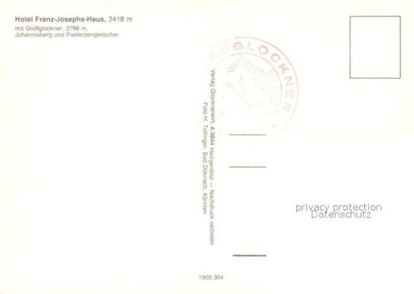 Grossglockner Johannisberg Hotel Franz Josephs Haus – Bild 2