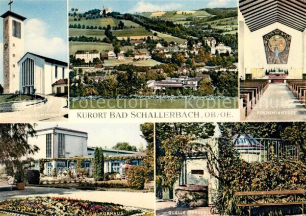 Bad Schallerbach Panorama Kirche innen Quelle Kurhaus Lo