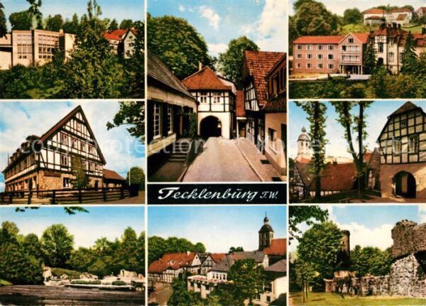 Tecklenburg Stadtmauer Stadttor Fachwerkhäuser