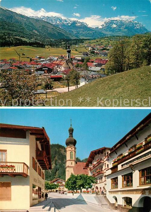 Reit Winkl Kaisergebirge Dorfstraße Unterwirt