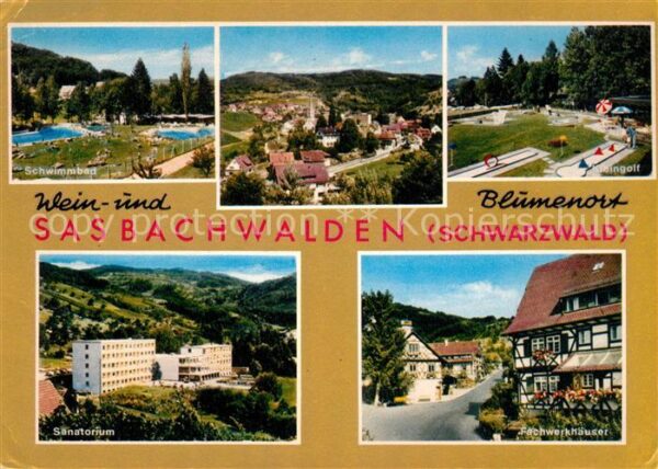 Sasbachwalden Sanatorium Schwimmbad Minigolf Fachwerk