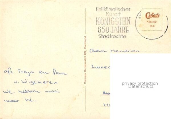 Koenigstein Taunus Altes Rathaus Rosengarten Kurhaus Panor – Bild 2