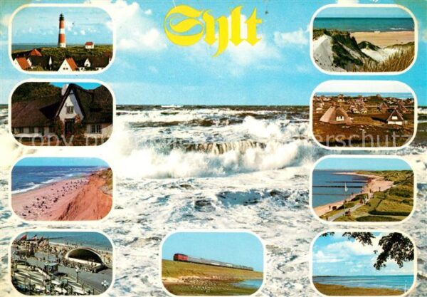 Sylt Leuchtturm Konzerthalle Eisenbahn Dünen