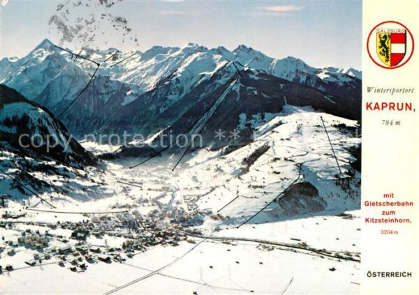 Kaprun Kitzsteinhorn Winterpanorama