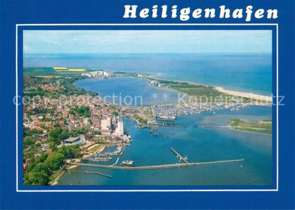 Heiligenhafen Ostseebad Fliegeraufnahme Hafen
