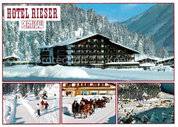 Pertisau Achensee Hotel Rieser Pferdekutschen Winterlands