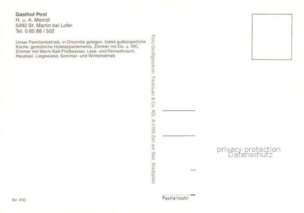 Martin Lofer St Gasthof zur Post – Bild 2