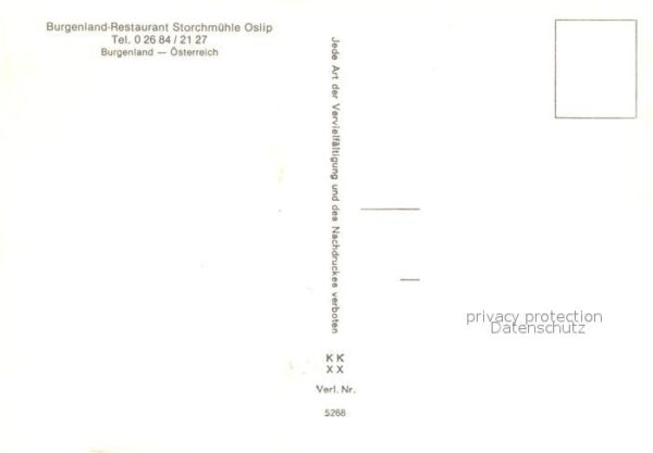 Burgenland Oesterreich Restaurant Storchemühle Oslip – Bild 2