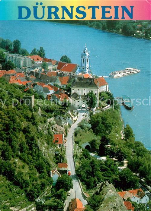 Duernstein Wachau Fliegeraufnahme Pfarrkirche Maria Himme