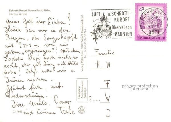 Obervellach Kaernten Fliegeraufnahme Schroth Kurort – Bild 2