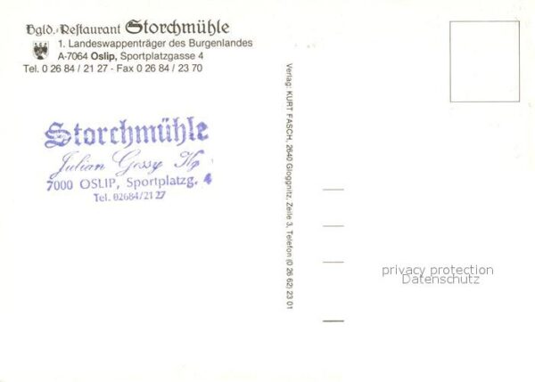 Oslip Restaurant Storchmühle – Bild 2