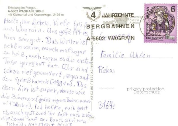 Wagrain Salzburg Fliegeraufnahme Kleinarltal Kraxenkogel – Bild 2