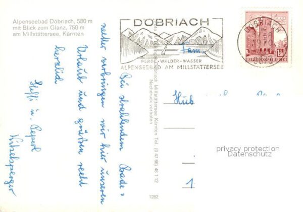 Doebriach Millstaettersee Fliegeraufnahme Glanz – Bild 2
