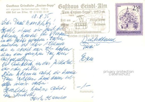 Zell Ziller Tirol Gasthaus Grindlalm Enzian Sepp – Bild 2