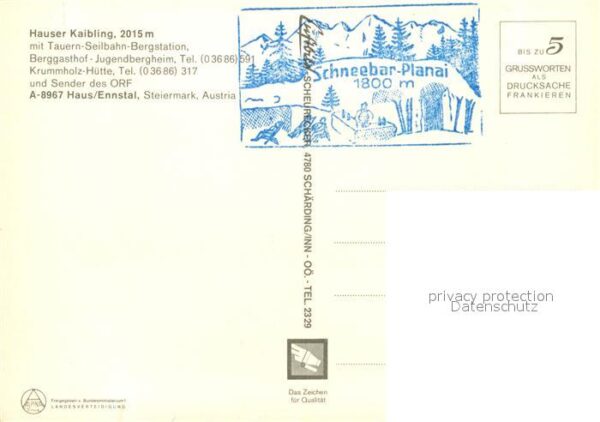 Haus Ennstal Hauser Kaibling Tauern Seilbahn Bergsta – Bild 2