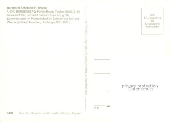 Buerserberg Vorarlberg Berghotel Schillerkopf – Bild 2
