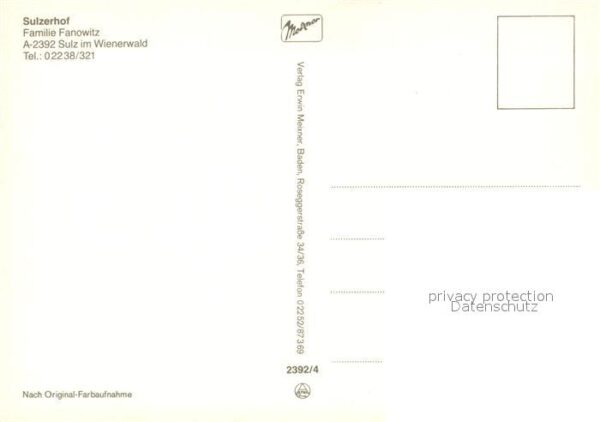 Wienerwald Sulzerhof – Bild 2