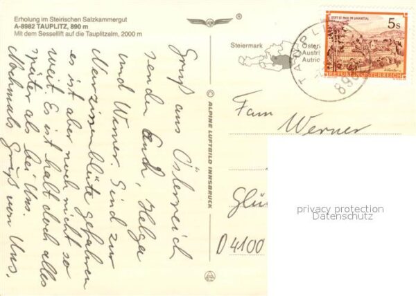 Tauplitz Fliegeraufnahme – Bild 2