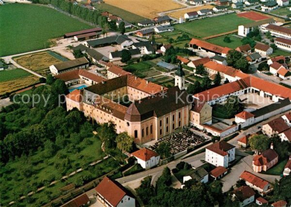 Osterhofen Niederbayern Fliegeraufnahme Maria Ward Institut Dam