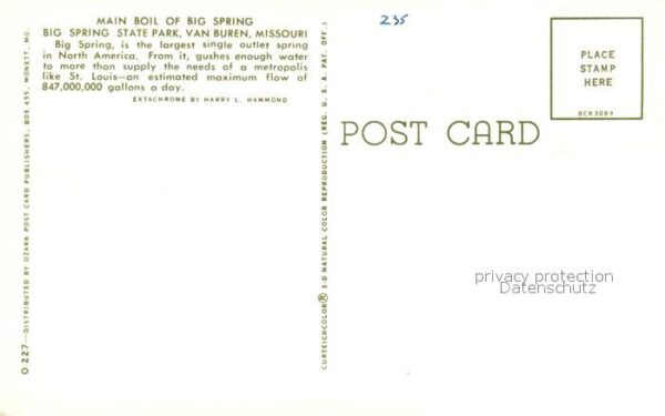 Van Buren Missouri Main Boil Big Spring – Bild 2