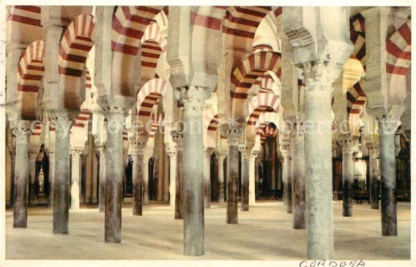 Cordoba Andalucia Mezquita Säülenhalle