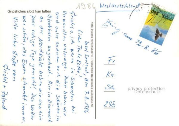 Gripsholms Fliegeraufnahme – Bild 2