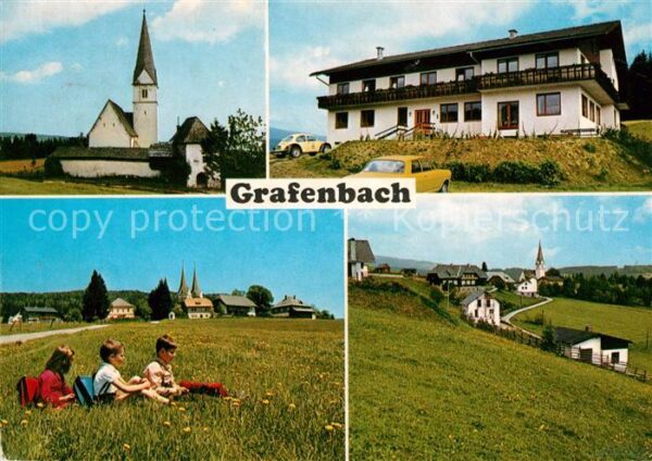 Grafenbach Diex Erholungsheim Kirche Schüler