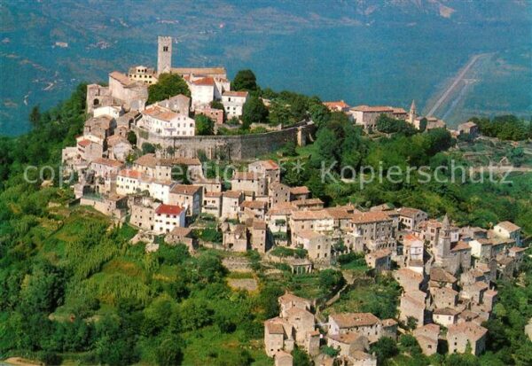 Motovun Fliegeraufnahme