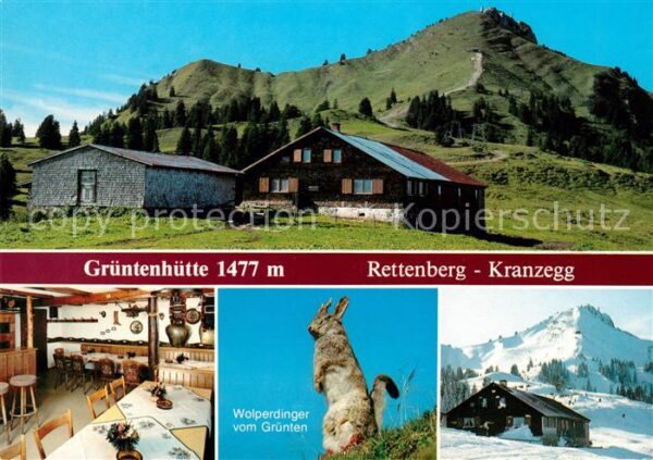 Rettenberg Oberallgaeu Grüntenhütte Kranzegg Wolperdinger vom